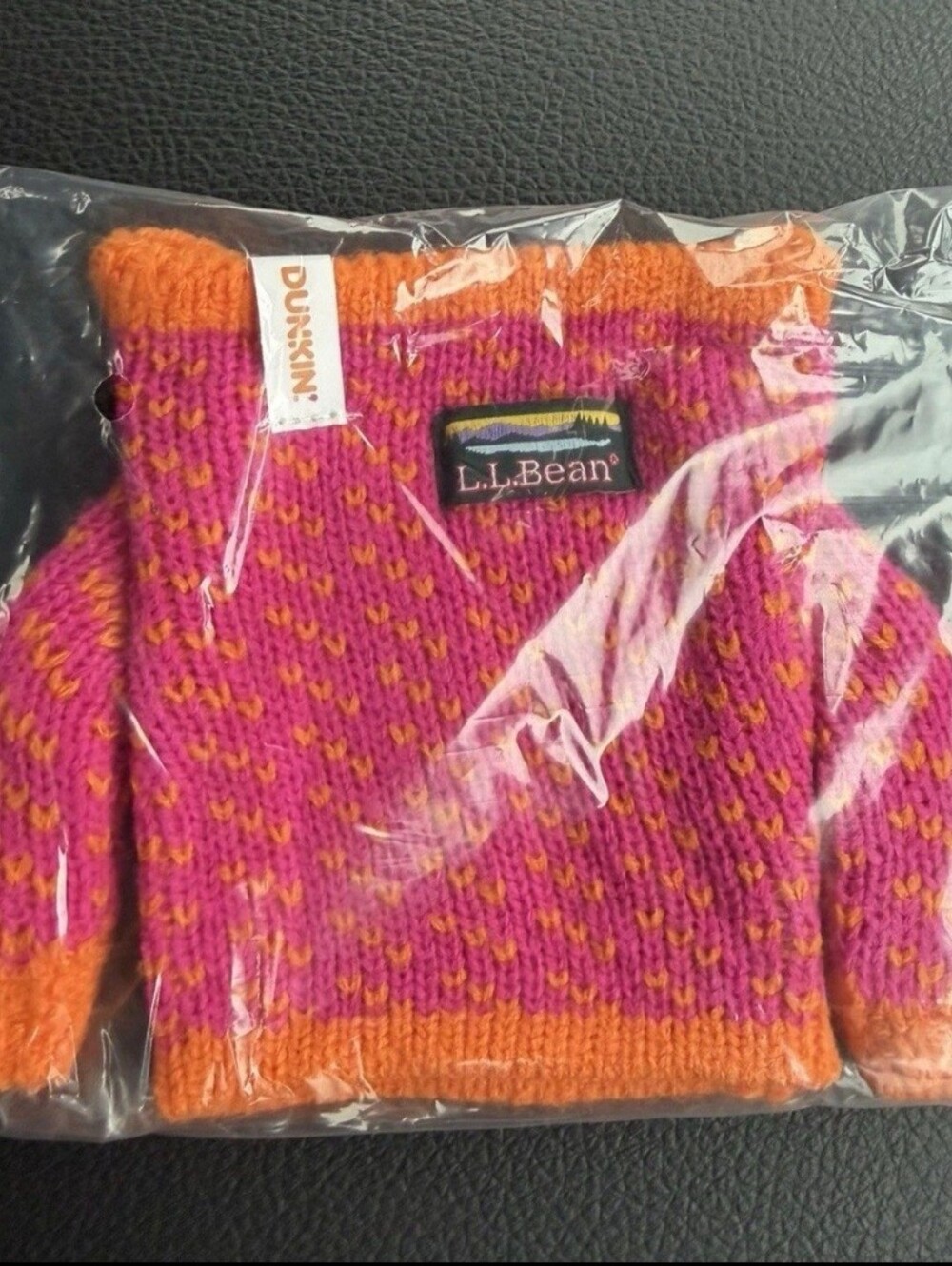 2026 Limited Edition Dunkin’ L.L. BEAN Sweater Cup Sleeve